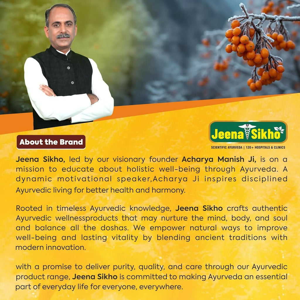 Jeena Sikho Swaranfalam Amrit Himalayan Sea Buckthorn Berry Pulp Mango Flavour | Grocsy