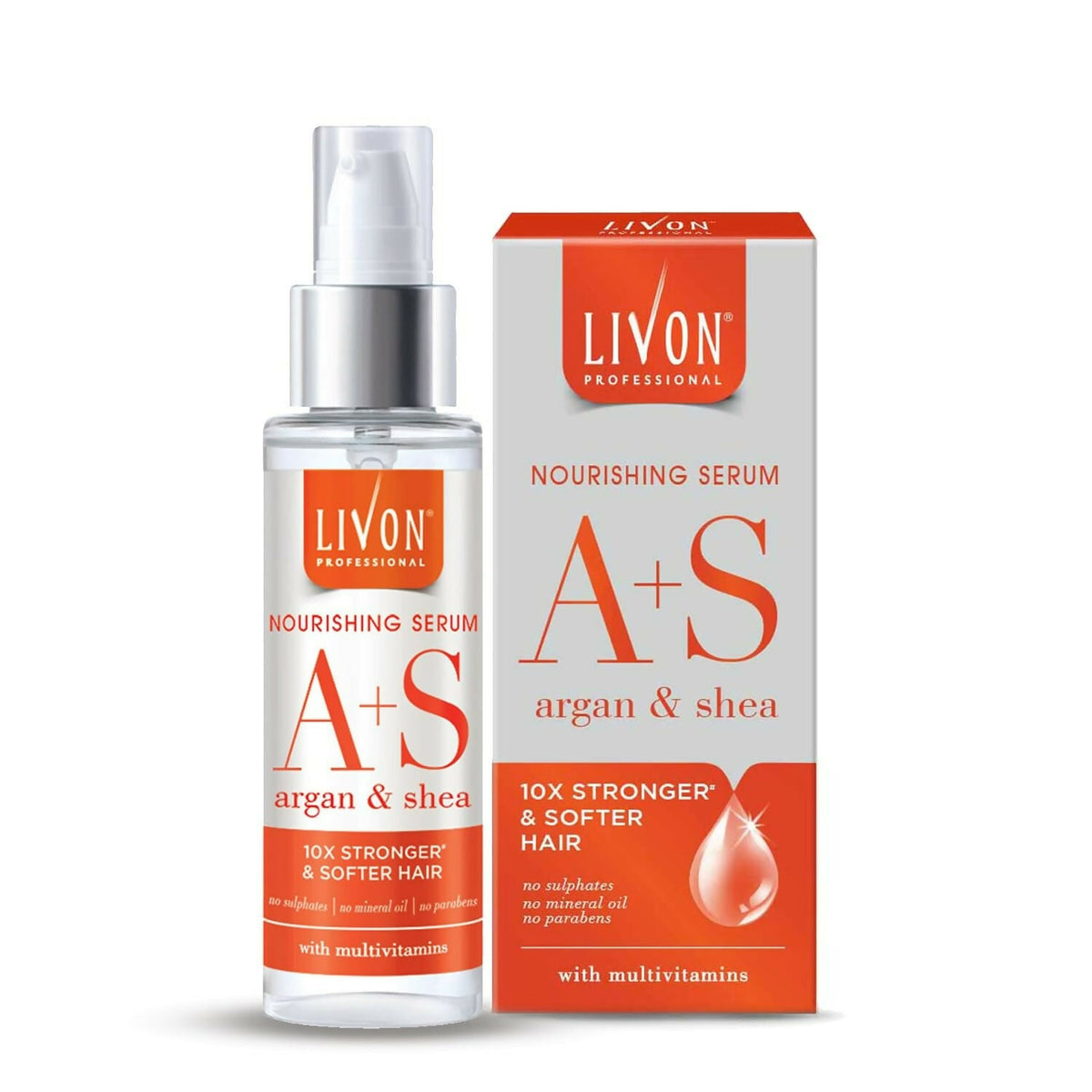 Livon Professional Nourishing Serum With Argan, Shea & Multivitamins | Grocsy