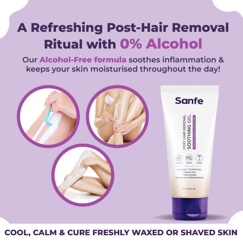 Sanfe Post Hair Removal Soothing Gel | Grocsy