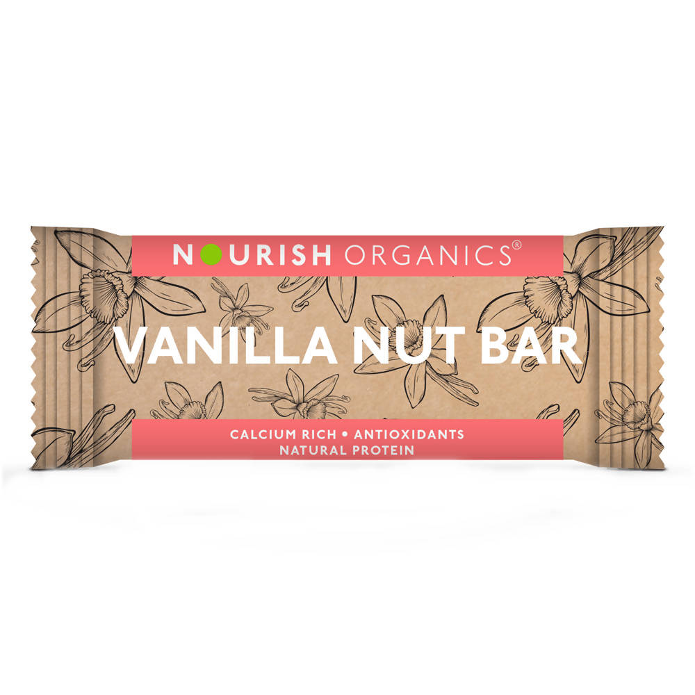 Nourish Organics Vanilla Nut Bar | Grocsy