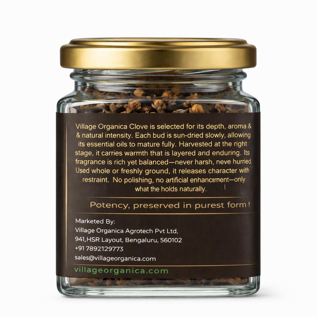 Village-Organica Clove (Laung) Whole – Handpicked | Grocsy