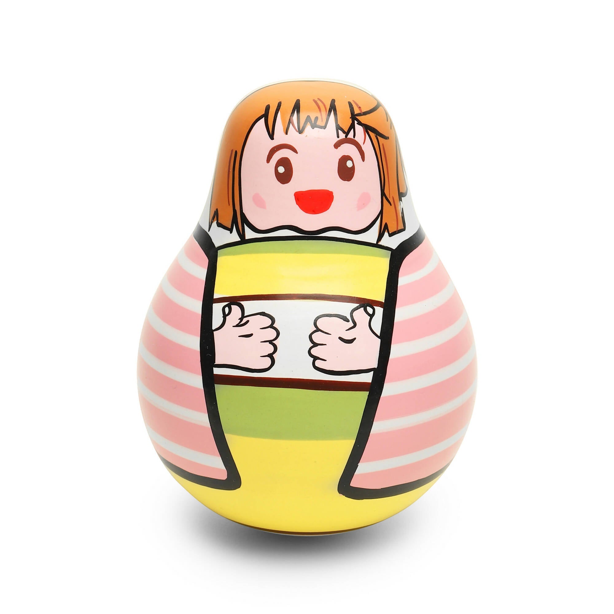 Matoyi Wooden Roly Poly (Doll) For Kids | Grocsy