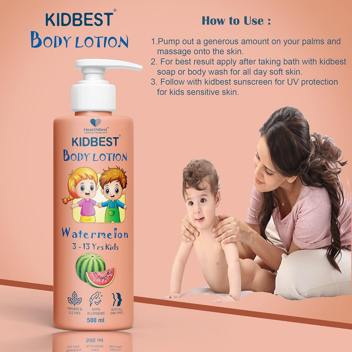 HealthBest Kidbest Body Lotion for Kids | Grocsy