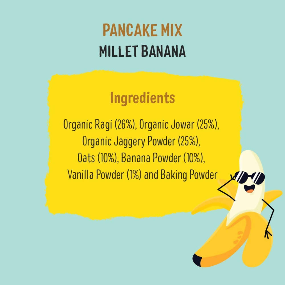 Timios Banana Millet Pancake with Vanilla | Grocsy