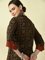 Myshka Women's Multi A-Line Printed Kurta | Grocsy