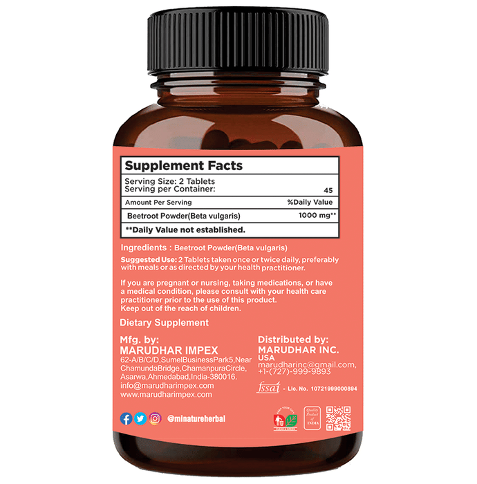 Minature Beetroot Tablets | Grocsy