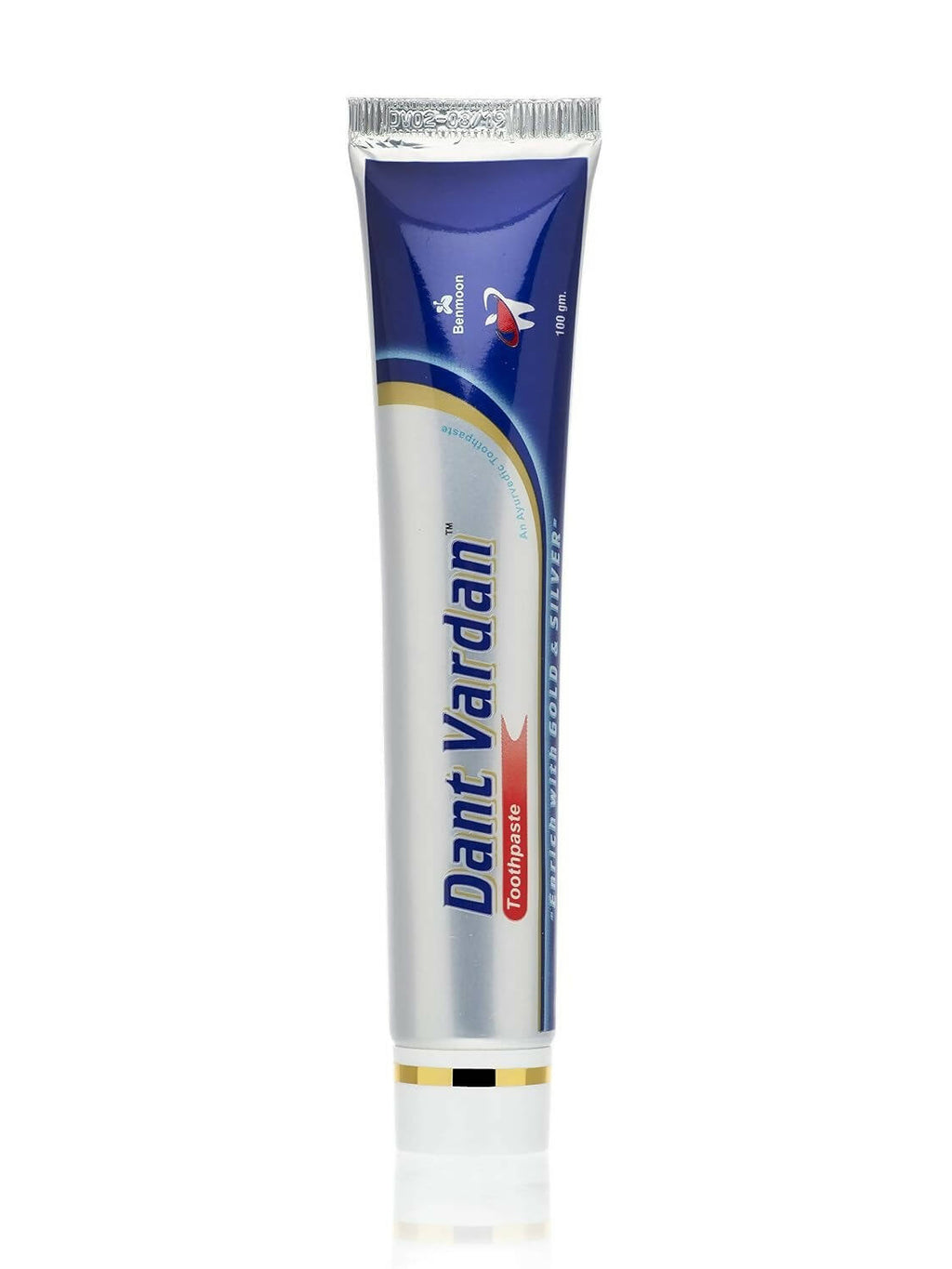 Benmoon Ayurveda Dant Vardan "Enrich With Gold & Silver" Toothpaste | Grocsy