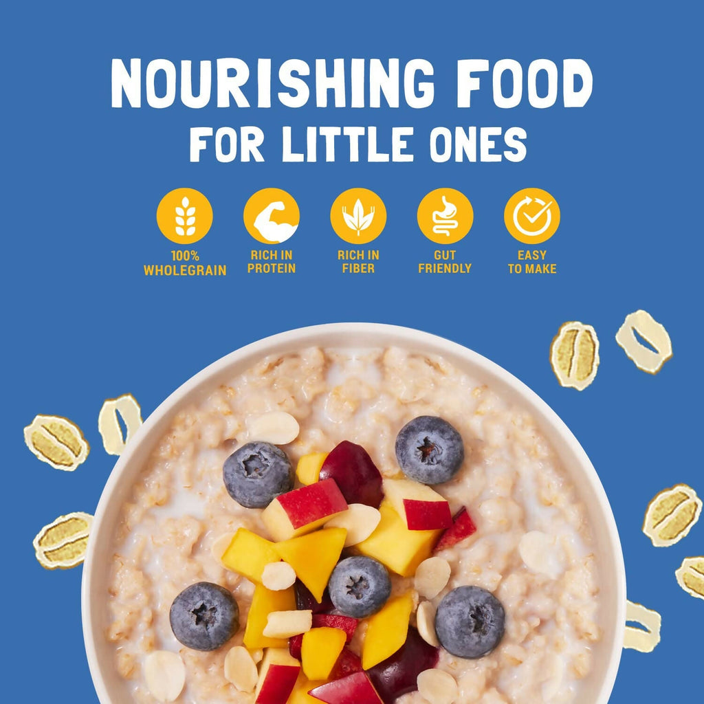 Slurrp Farm Rolled Oats (Jumbo Rolled) No Added Sugar | Grocsy