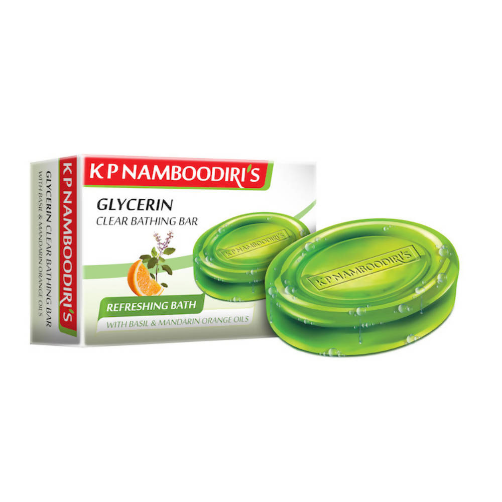 Kp Namboodiri's Glycerin Clear Refreshing Bathing Bar | Grocsy