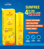 Saffire Naturals 4-In-One SunFree Matte Look SunBlock SPF 40 | Grocsy