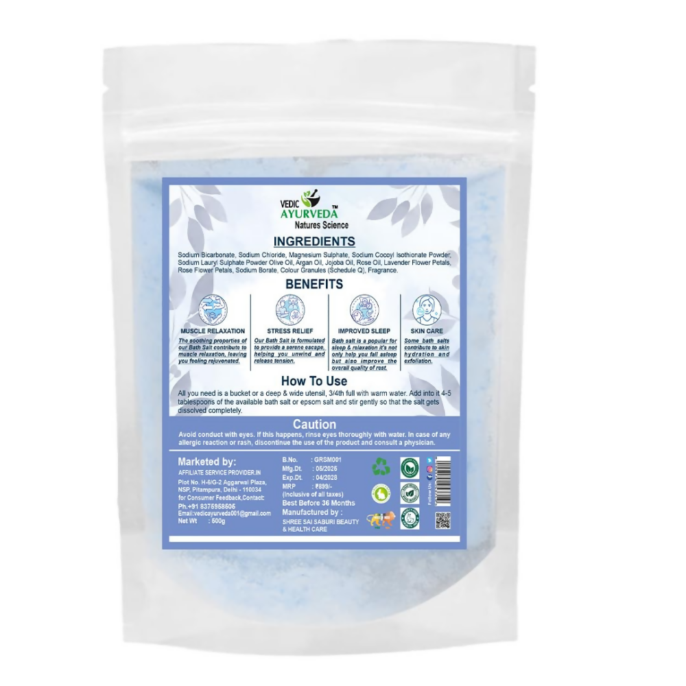 VedicAyurveda Dead Sea Bath Salt | Grocsy
