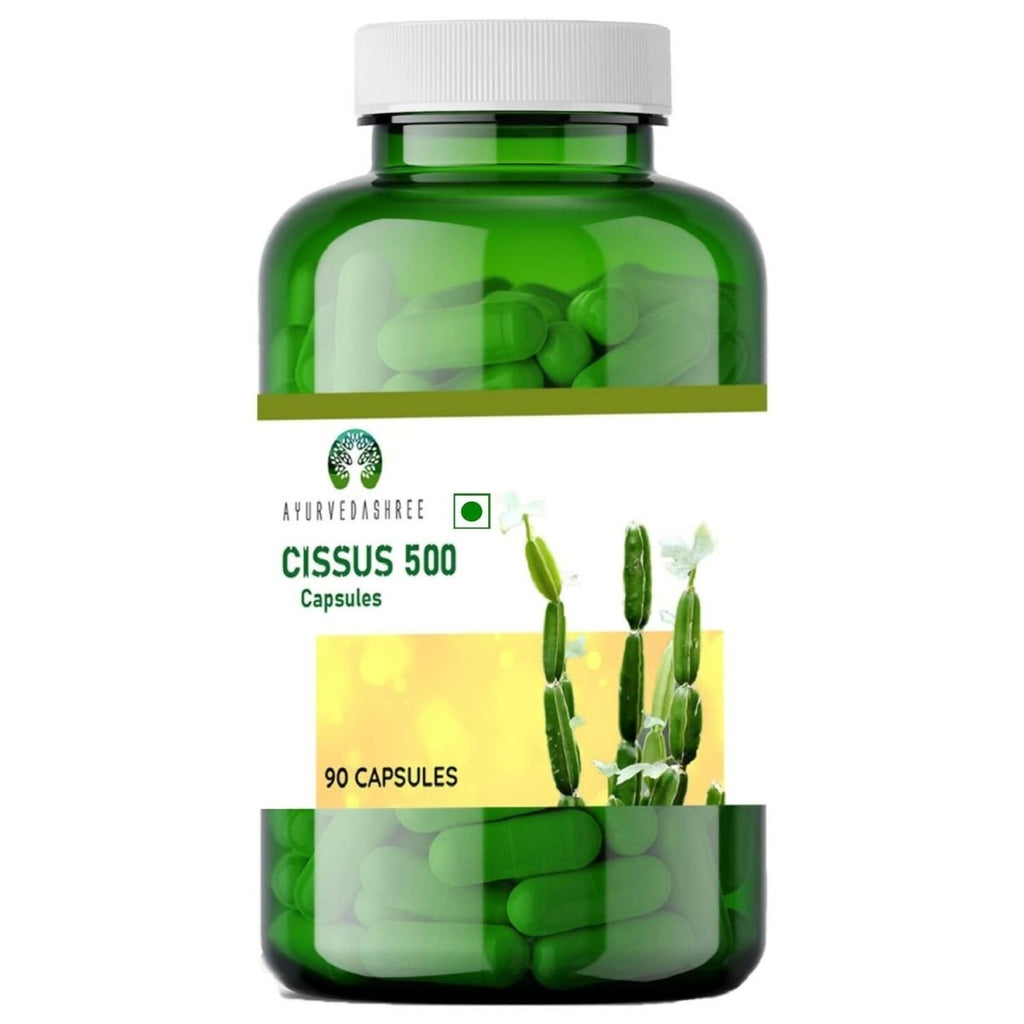 Ayurvedashree Cissus 500mg Capsules | Grocsy