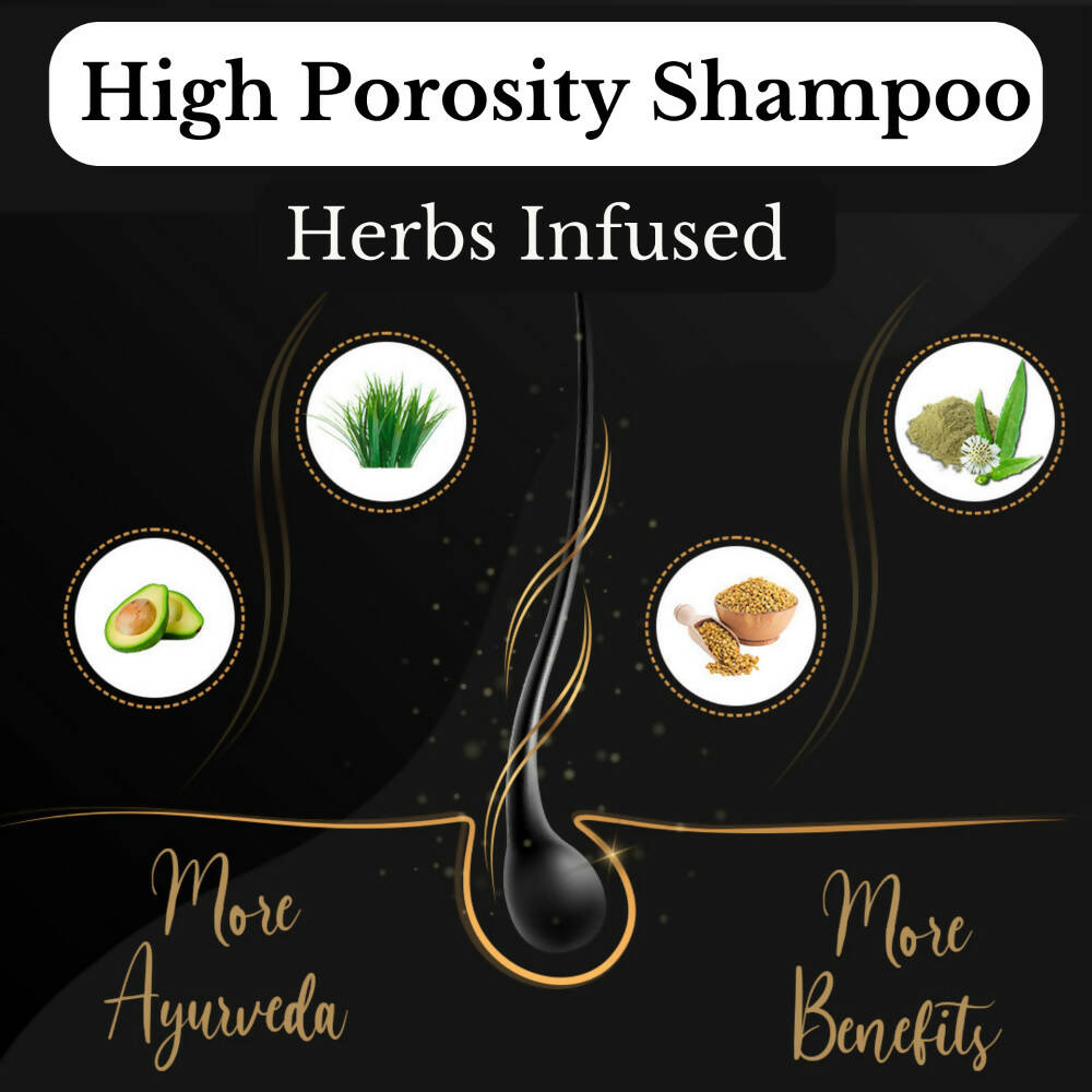 Prakruth Care Premium Herbal High Porosity Shampoo | Grocsy