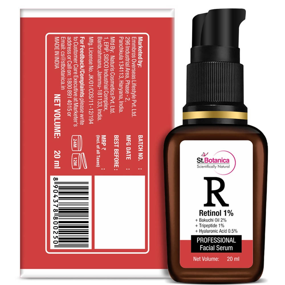 St.Botanica Retinol 1% Professional Facial Serum | Grocsy