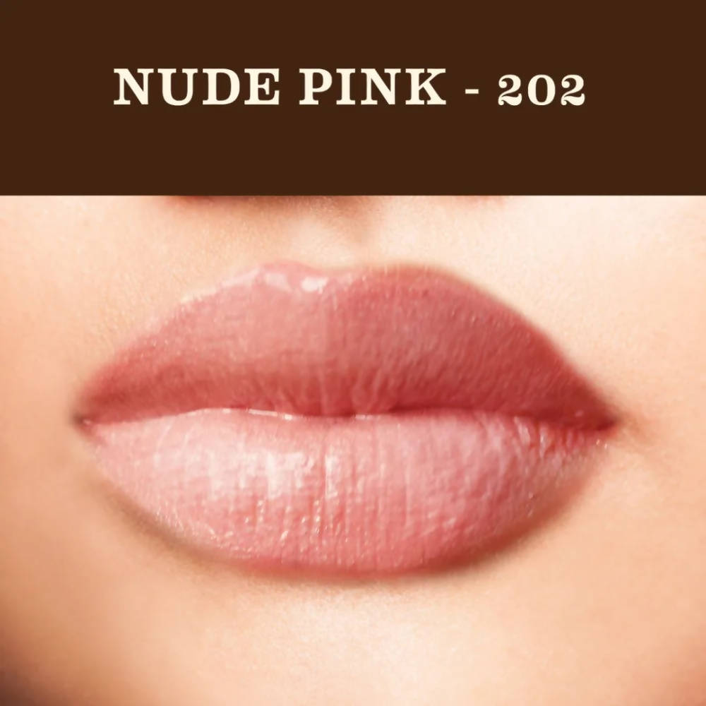 Soultree Ayurvedic Lip Gloss - Nude Pink | Grocsy