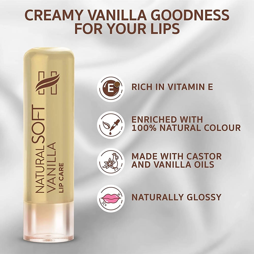 Himalaya Herbals Natural Soft Vanilla Lip Care | Grocsy