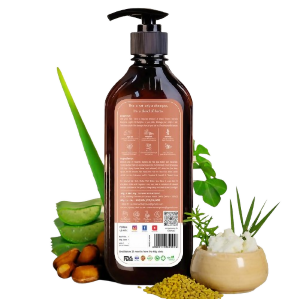 Pureus Herbals Shreekesha Moroccan Argan Oil Shampoo | Grocsy
