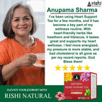 Rishi Natural Heart Support Herbal Tea | Grocsy