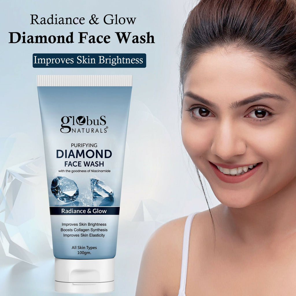 Globus Naturals Revival Diamond Face Wash, Suitable For All Skin Types | Grocsy