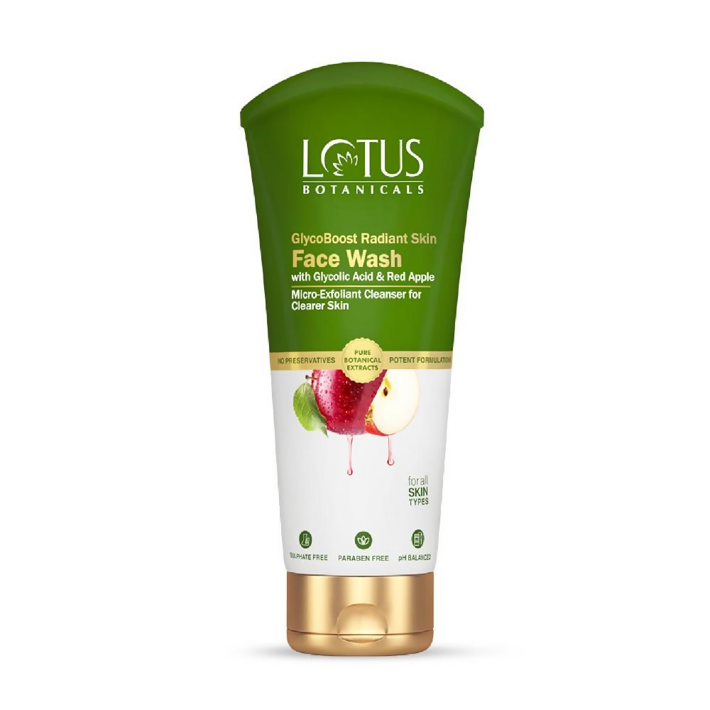 Lotus Botanicals GlycoBoost Radiant Skin Face Wash | Grocsy