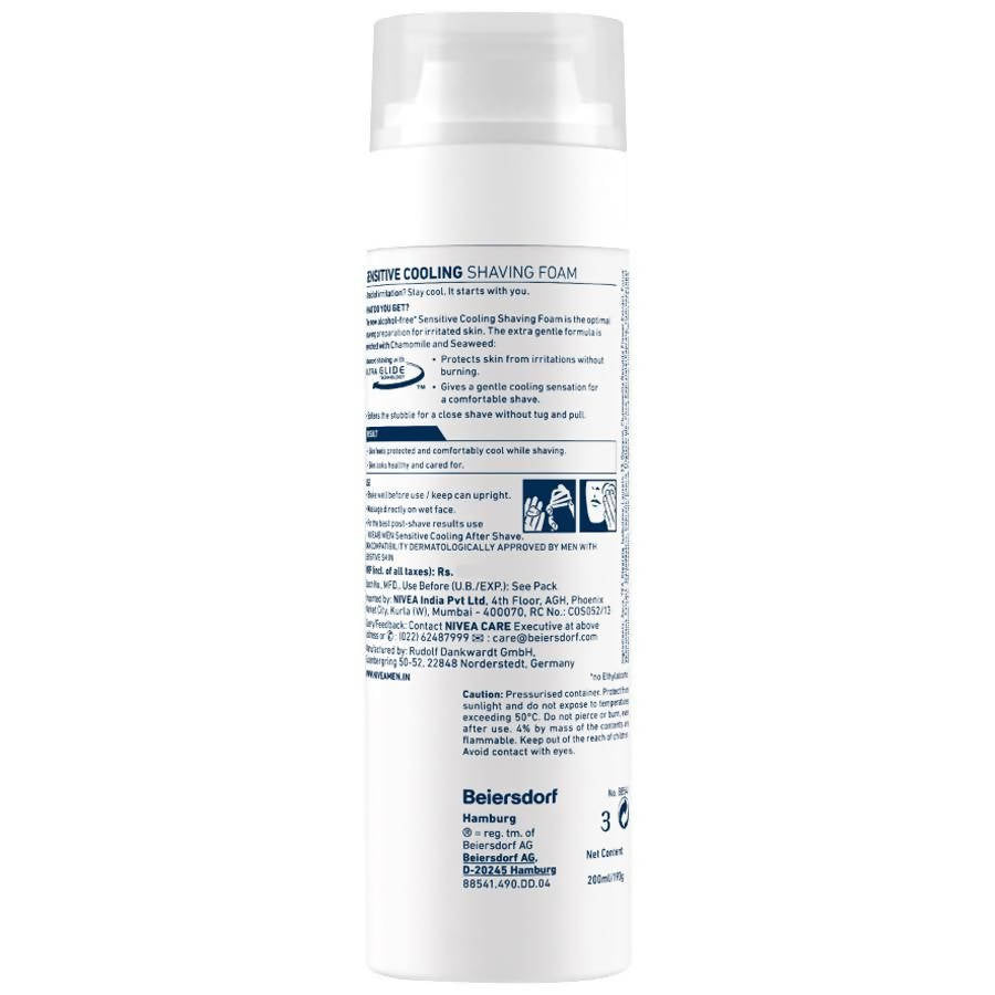 Nivea Men Sensitive Cooling Shaving Foam | Grocsy