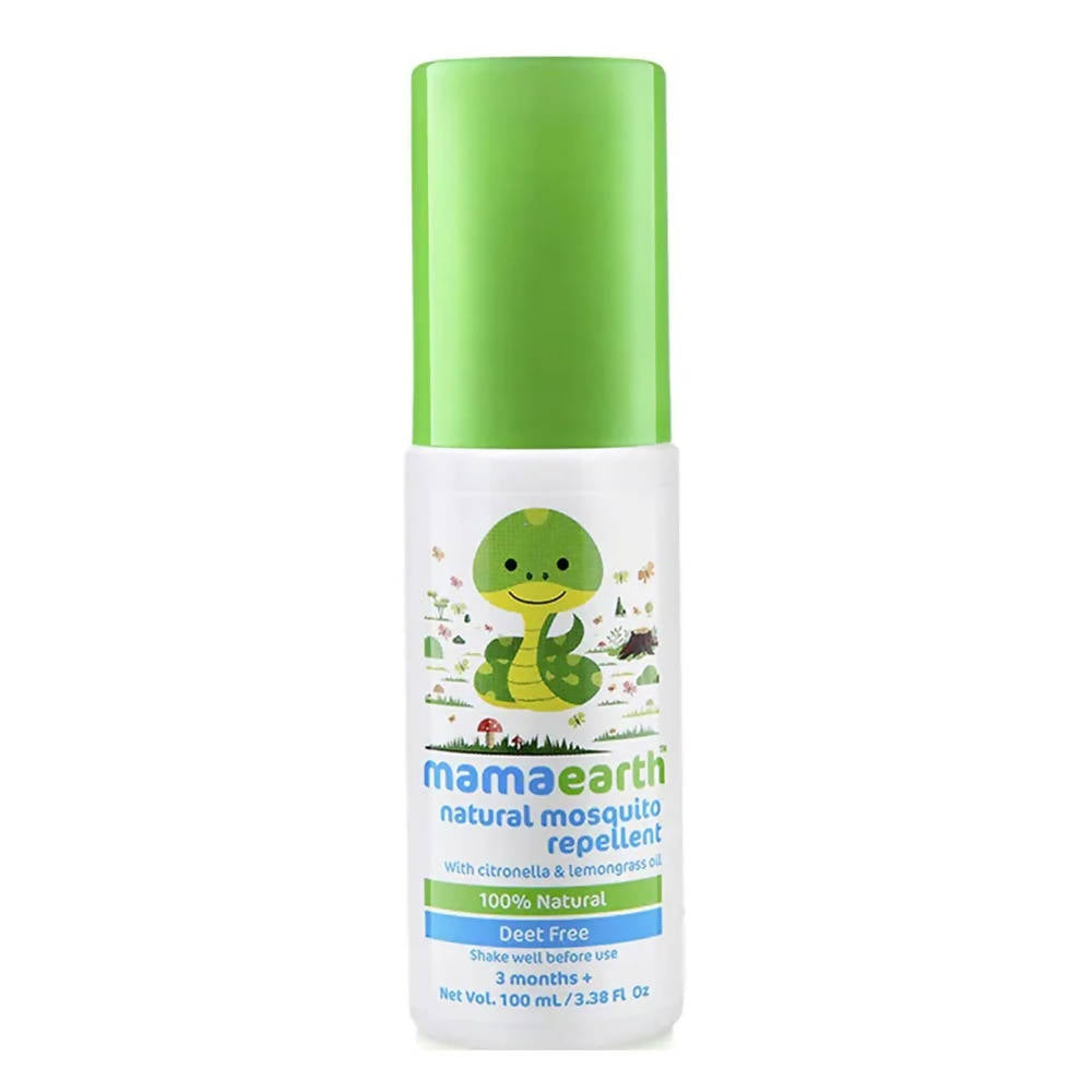 Mamaearth Natural Mosquito Repellent with Citronella & Lemongrass Oil | Grocsy