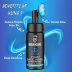 Urbanguru Refreshing Ocean Foam Face Wash | Grocsy