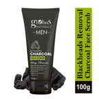 Globus Naturals Anti Pollution & Anti Acne Detox Charcoal Face Scrub for Men | Grocsy