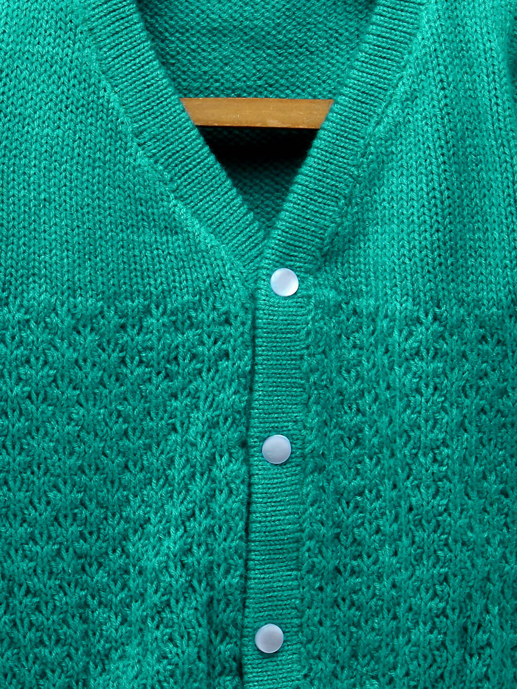 Chutput Kids Cute Green Coloured Solid Pullover Sweater | Grocsy