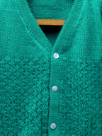 Chutput Kids Cute Green Coloured Solid Pullover Sweater | Grocsy