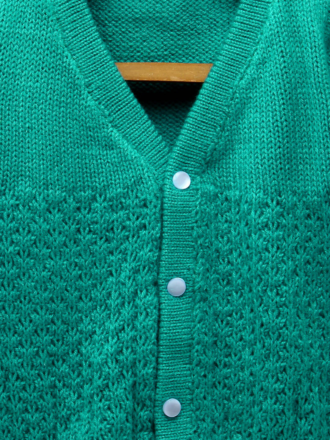 Chutput Kids Cute Green Coloured Solid Pullover Sweater | Grocsy