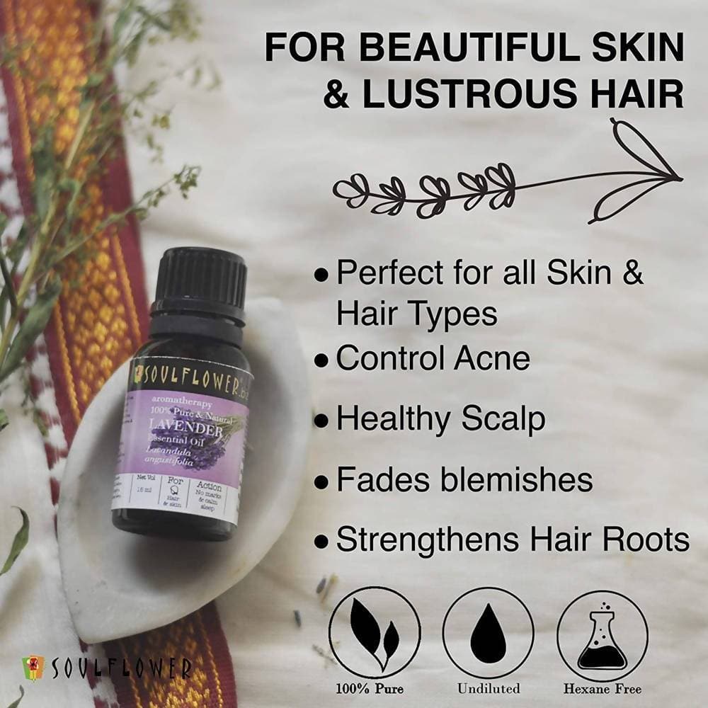 Soulflower Lavender Essential Oil | Grocsy