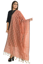 Mominos Fashion Moeza Handloom Cotton Red Dupatta | Grocsy