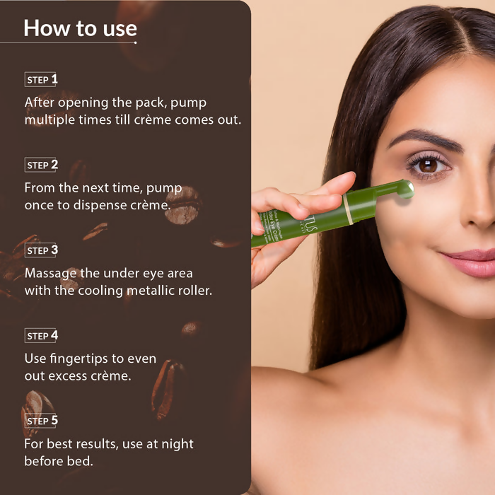 Lotus Botanicals Coffee and Multi-Peptide Under Eye Creme with Vitamin E | Grocsy