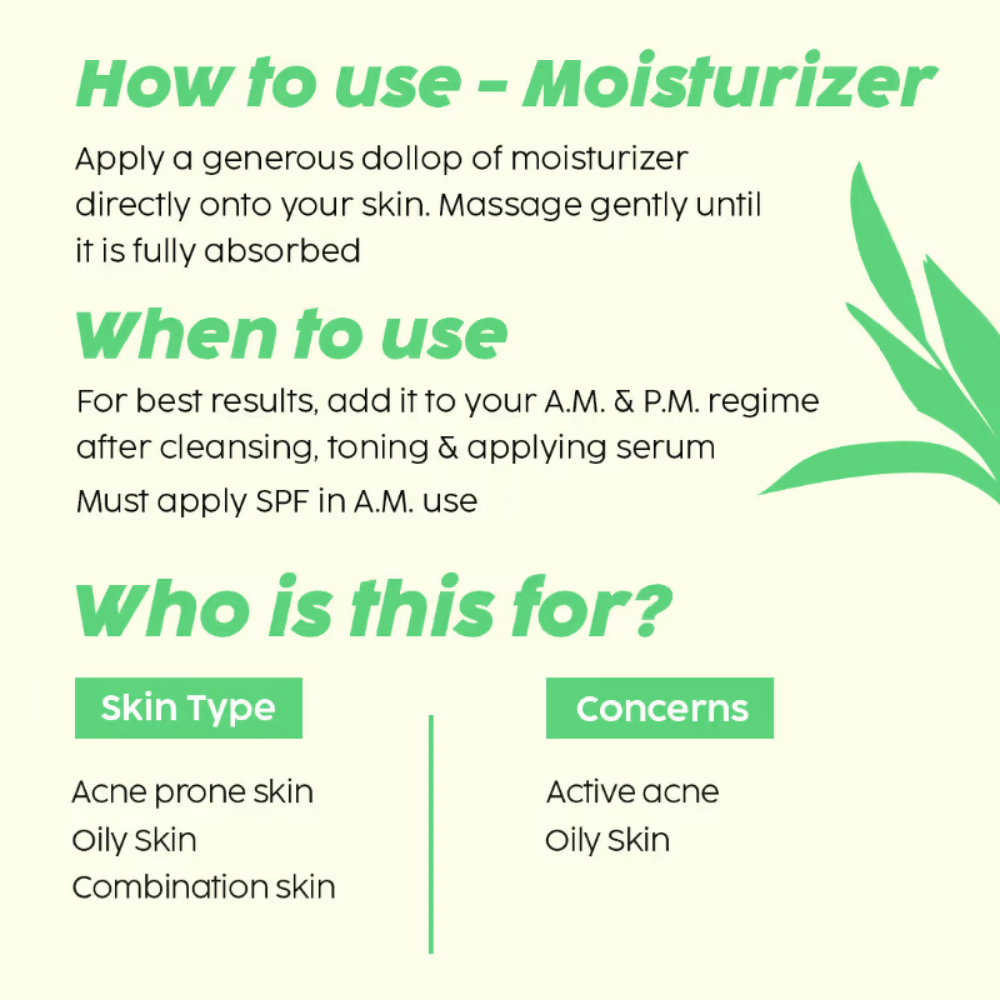 PLIX The Plant Fix 2% Salicylic Acid Active Acne Control Serum & Acne Buster Moisturizer Combo | Grocsy