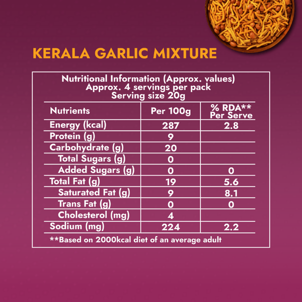 Sweet Karam Coffee Kerala Garlic Mixture | Grocsy