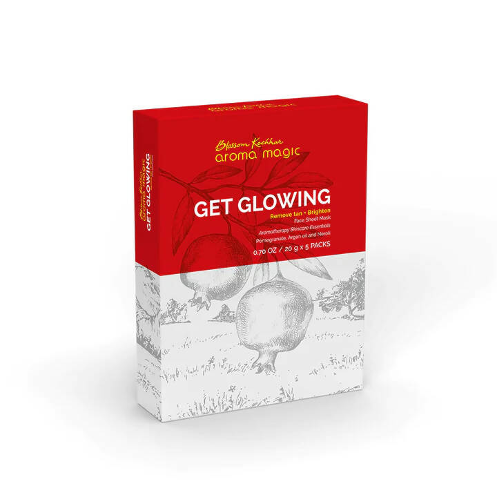 Blossom Kochhar Aroma Magic Get Glowing Face Sheet Mask | Grocsy