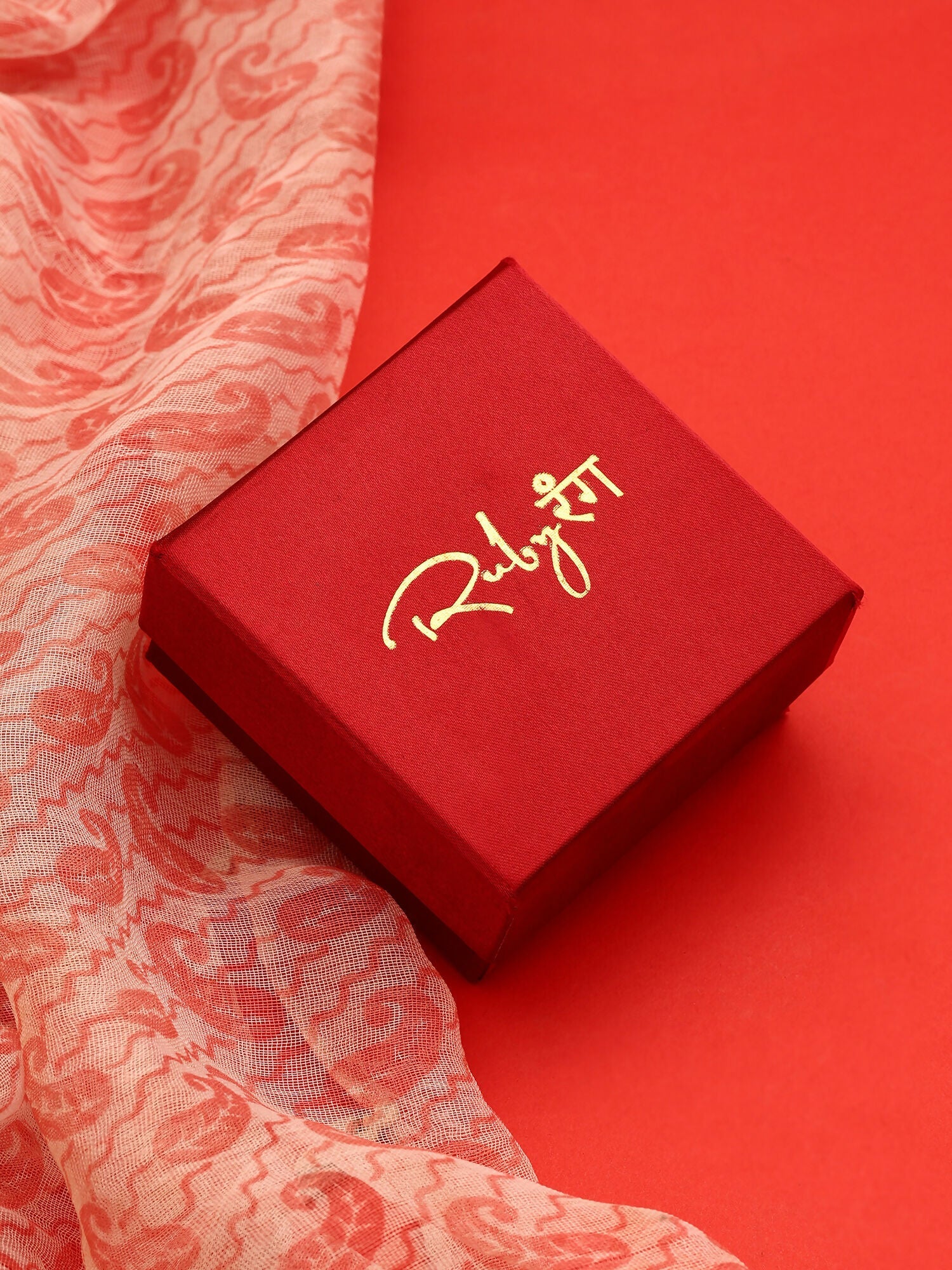Ruby Raang Chand Earrings | Grocsy