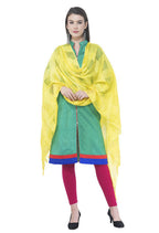 Mominos Fashion Moeza Lemon Yellow Window Cotton Dupatta | Grocsy