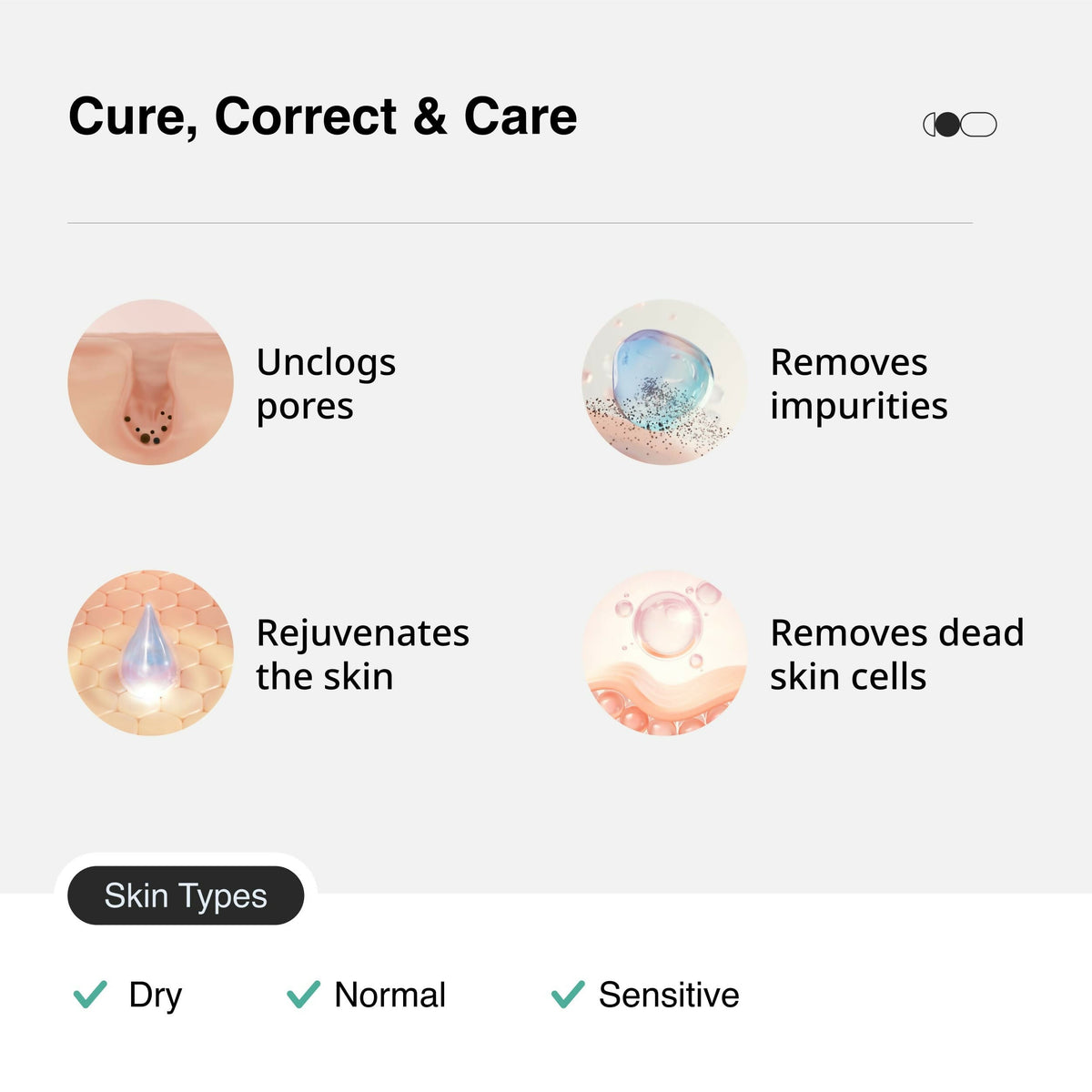 Cureskin Vitamin Boost Face Mask for Glowing Skin | Grocsy