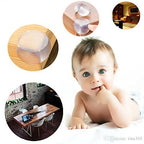 Safe-O-Kid Kids And Infants Safety- Beautiful Transparent Ball Shaped Corner Caps | Grocsy