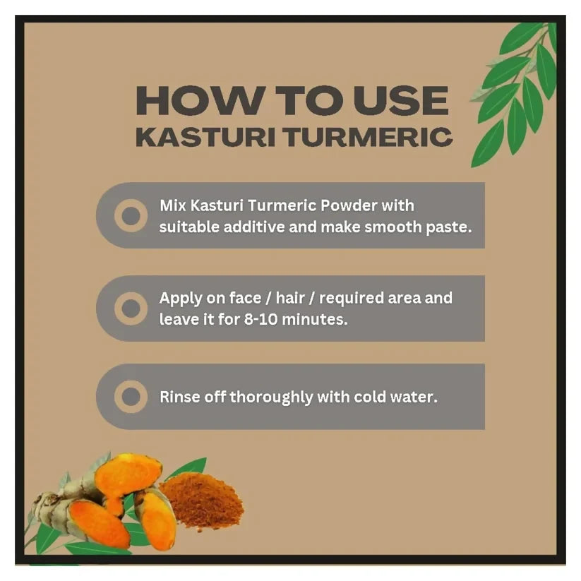 Etheric Kasturi Turmeric & Sandal Powder Combo – Herbal Face Pack for Glowing Skin | Grocsy