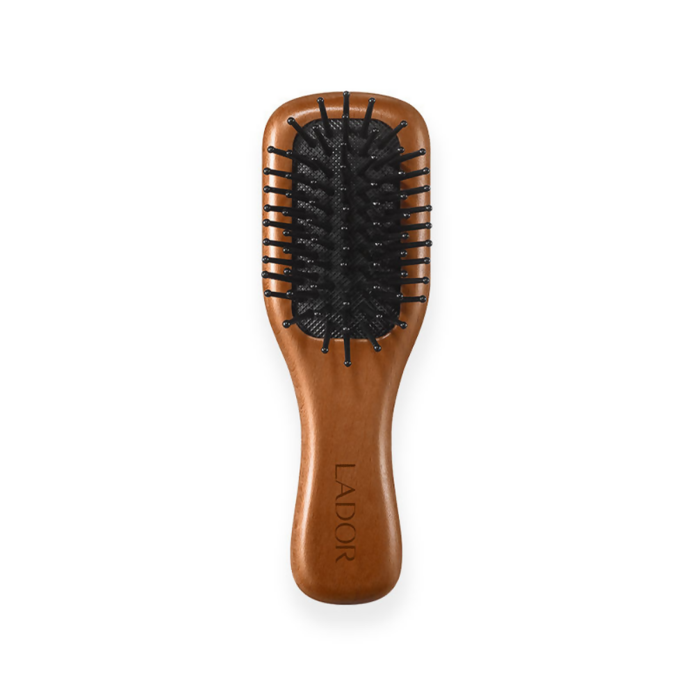 La'dor Mini Wooden Korean Paddle Brush | Grocsy