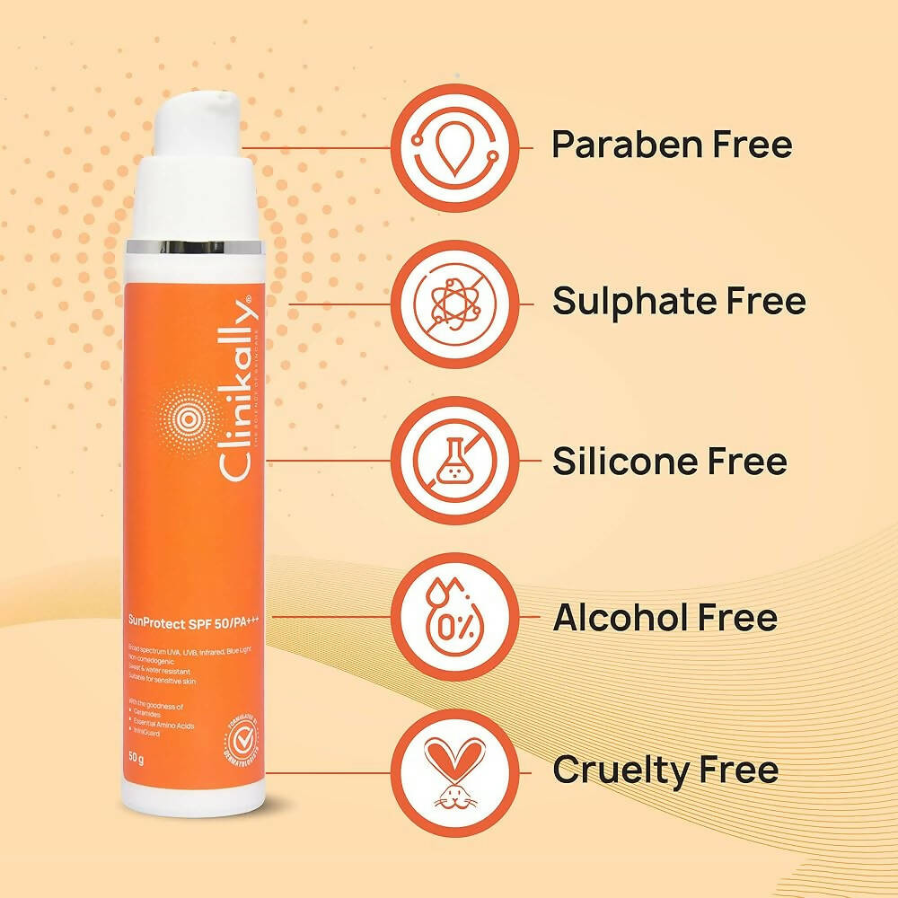 Clinikally SunProtect Sunscreen SPF 50/PA+++ | Grocsy