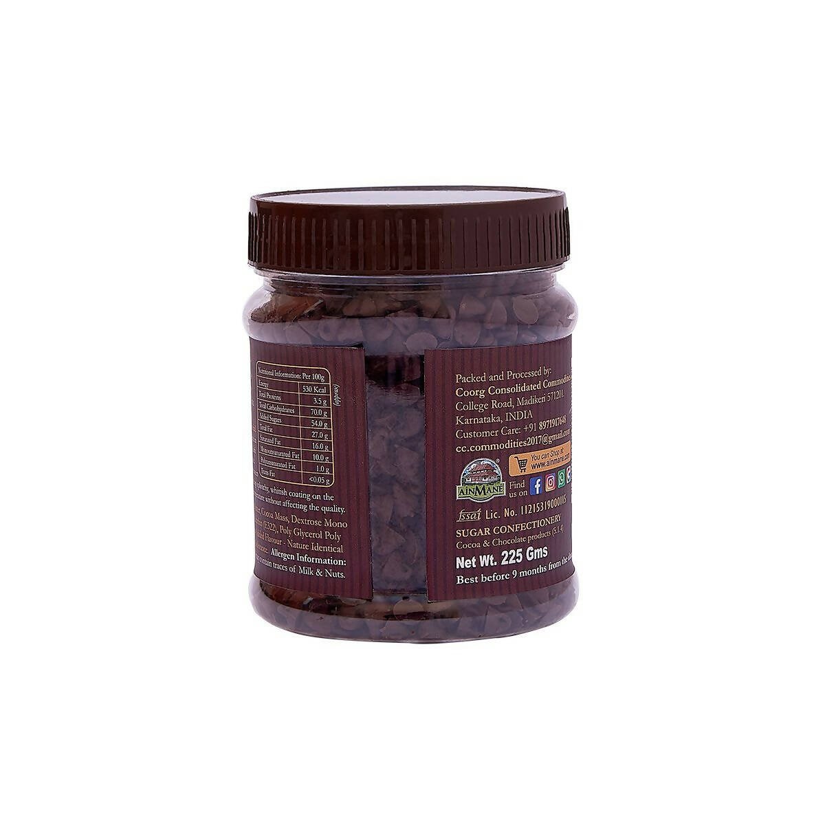 Ainmane Dark Chocolate Chips | Grocsy