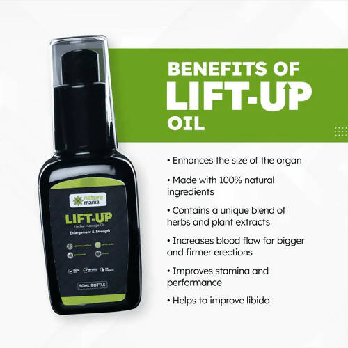 Nature Mania Lift-Up (Massage Oil) Male Enhancer | Grocsy