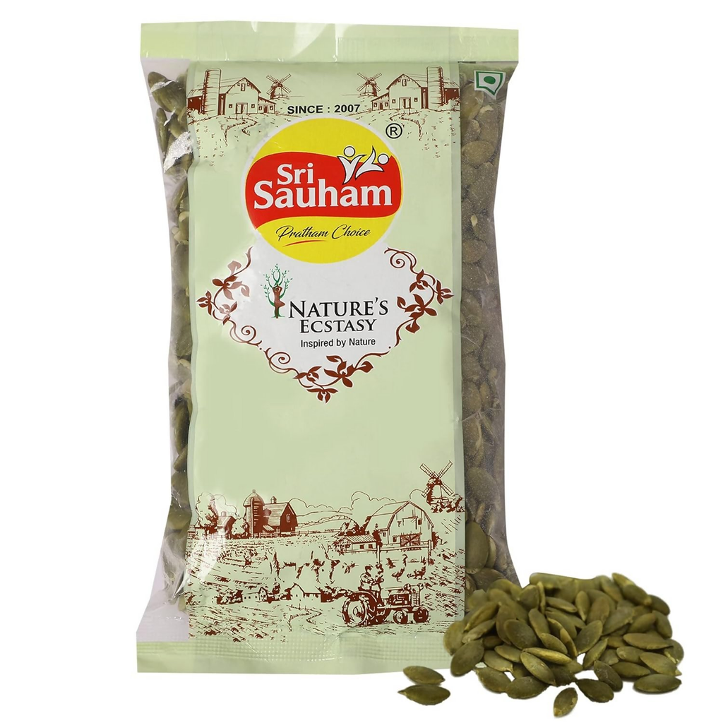 Sri Sauham Natural Roasted Pumpkin Seeds | Grocsy
