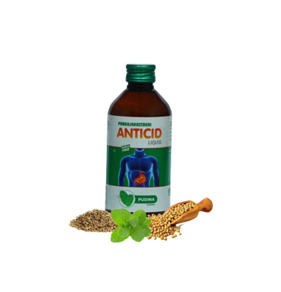 Pankajakasthuri Anticid Liquid Pudina | Grocsy