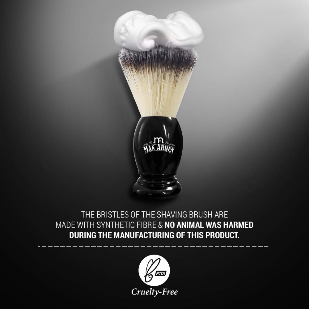 Man Arden Premium Shaving Brush With Extra Soft Bristles | Grocsy