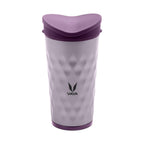 Vaya Drynk Stainless Steel Tumbler with Spill-Proof PediaSafe Lid - 350ml (Purple) | Grocsy